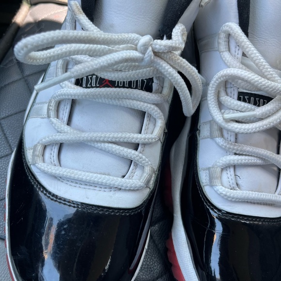 Jordan 11 concord breds Athletic Shoes - White, Black, Red main image 8